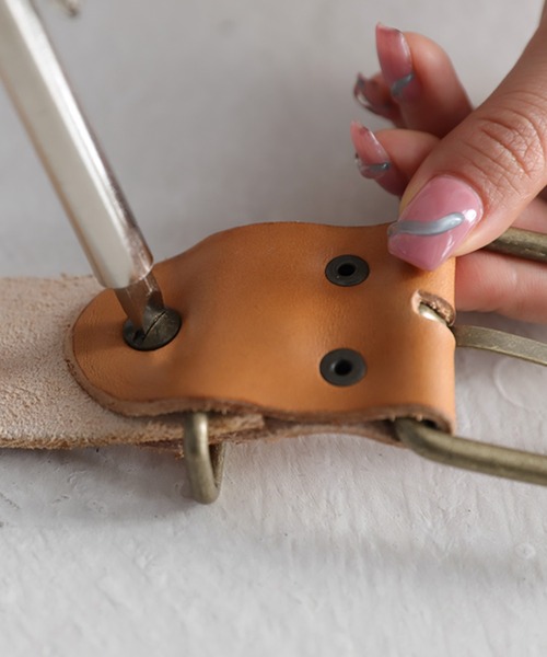 antiqua（アンティカ）の「本革ベルト（ベルト・レディース・ブラウン/キャメル/ブラック・FREE）」の11枚目の写真