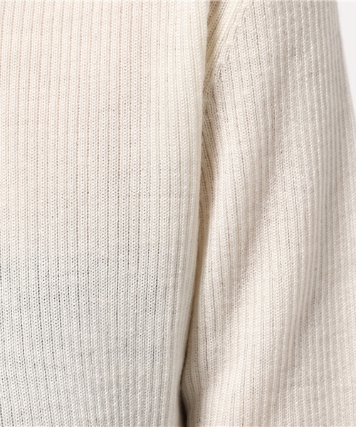 NATURAL BEAUTY BASIC（ナチュラルビューティーベーシック）の「ウォッシャブルリブニット（ニット/セーター・レディース・ピンク系その他/ホワイト系その他/グレー/ネイビー・MEDIUM）」の11枚目の写真