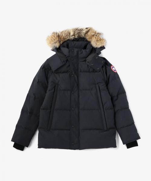 CANADA GOOSE（カナダグース）の「＜CANADA GOOSE（カナダグース）＞ WYNDHAM PARKA（ダウンジャケット/コート・メンズ・オリーブ/ネイビー・SMALL/LARGE/MEDIUM）」の2枚目の写真