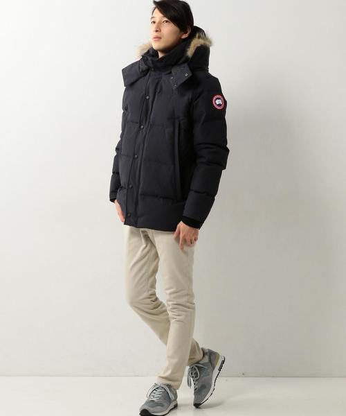 CANADA GOOSE（カナダグース）の「＜CANADA GOOSE（カナダグース）＞ WYNDHAM PARKA（ダウンジャケット/コート・メンズ・オリーブ/ネイビー・SMALL/LARGE/MEDIUM）」の6枚目の写真