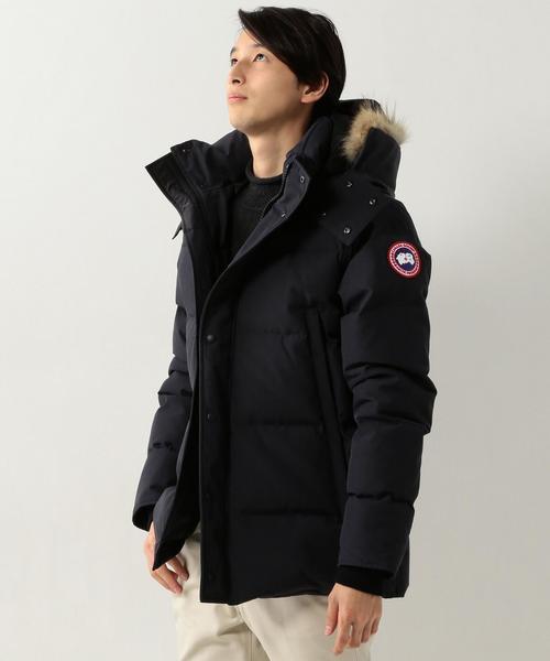 CANADA GOOSE（カナダグース）の「＜CANADA GOOSE（カナダグース）＞ WYNDHAM PARKA（ダウンジャケット/コート・メンズ・オリーブ/ネイビー・SMALL/LARGE/MEDIUM）」の14枚目の写真