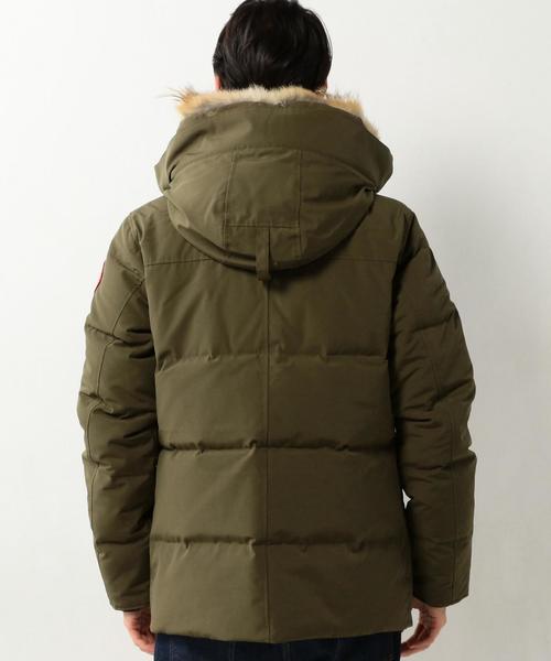 CANADA GOOSE（カナダグース）の「＜CANADA GOOSE（カナダグース）＞ WYNDHAM PARKA（ダウンジャケット/コート・メンズ・オリーブ/ネイビー・SMALL/LARGE/MEDIUM）」の15枚目の写真