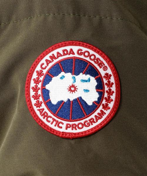 CANADA GOOSE（カナダグース）の「＜CANADA GOOSE（カナダグース）＞ WYNDHAM PARKA（ダウンジャケット/コート・メンズ・オリーブ/ネイビー・SMALL/LARGE/MEDIUM）」の9枚目の写真