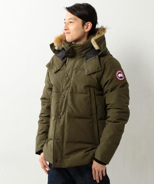 CANADA GOOSE（カナダグース）の「＜CANADA GOOSE（カナダグース）＞ WYNDHAM PARKA（ダウンジャケット/コート・メンズ・オリーブ/ネイビー・SMALL/LARGE/MEDIUM）」の10枚目の写真