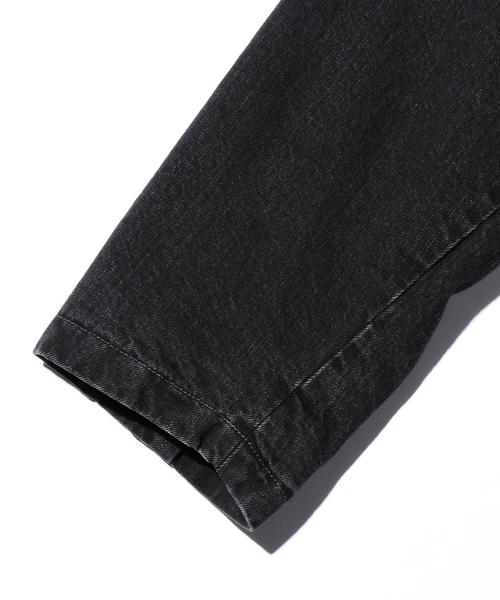 MONKEY TIME(モンキータイム)の「<monkey time> ∴ ブラックデニム オーバーコート(トレンチコート・メンズ・ブラック・X-LARGE/LARGE/MEDIUM/SMALL)」の8枚目の写真