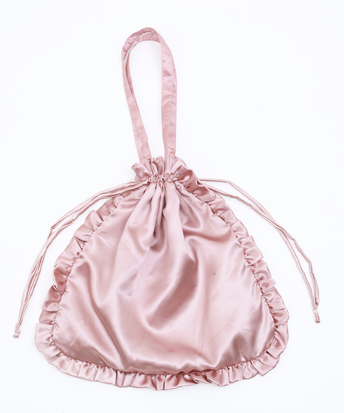 merlot plus（メルロープリュス）の「フリルパールカラーバッグ 2243（トートバッグ・レディース・ブラック/ピンク/ベージュ/グレー/ブルー・FREE）」の11枚目の写真