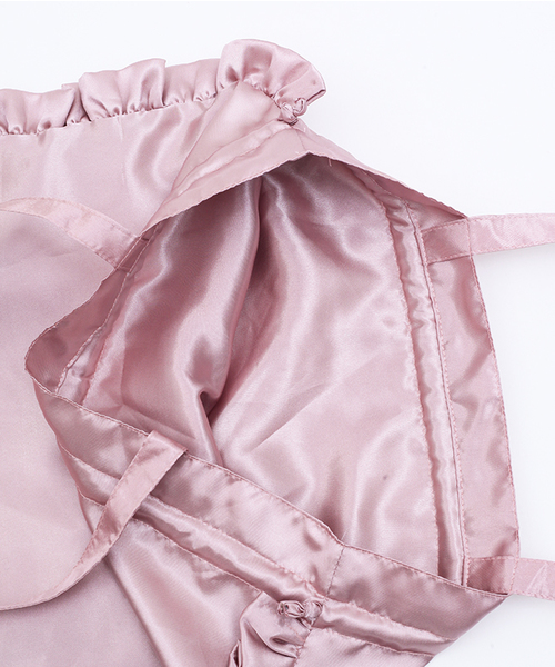 merlot plus（メルロープリュス）の「フリルパールカラーバッグ 2243（トートバッグ・レディース・ブラック/ピンク/ベージュ/グレー/ブルー・FREE）」の12枚目の写真