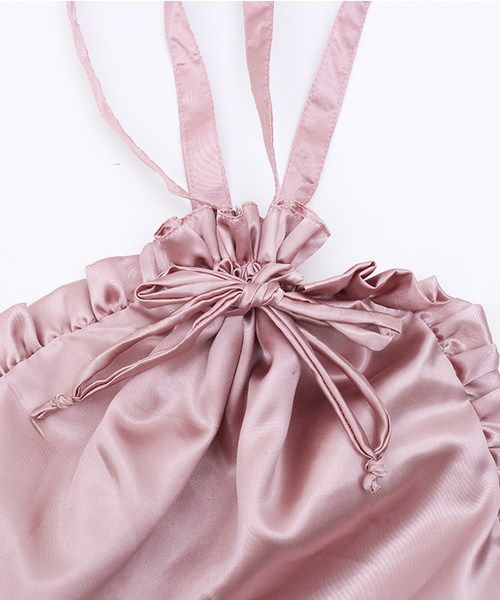 merlot plus（メルロープリュス）の「フリルパールカラーバッグ 2243（トートバッグ・レディース・ブラック/ピンク/ベージュ/グレー/ブルー・FREE）」の13枚目の写真