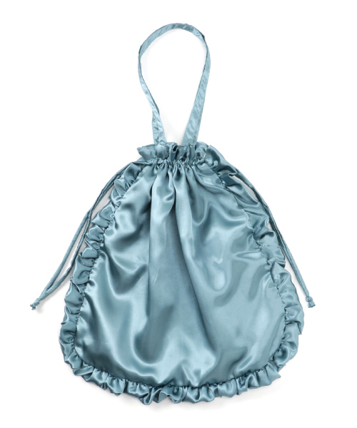 merlot plus（メルロープリュス）の「フリルパールカラーバッグ 2243（トートバッグ・レディース・ブラック/ピンク/ベージュ/グレー/ブルー・FREE）」の4枚目の写真