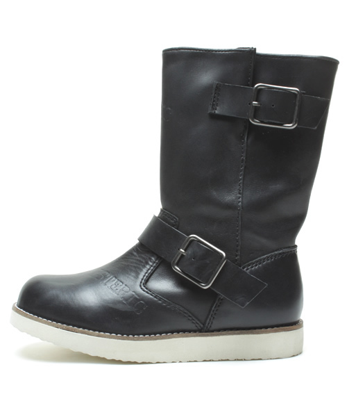 HYSTERIC MINI(ヒステリックミニ)の「HYSTERIC TYPEロゴ エンジニアブーツ(ブーツ・キッズ・ブラック/ベージュ・SMALL/MEDIUM/LARGE/X-LARGE)」の3枚目の写真