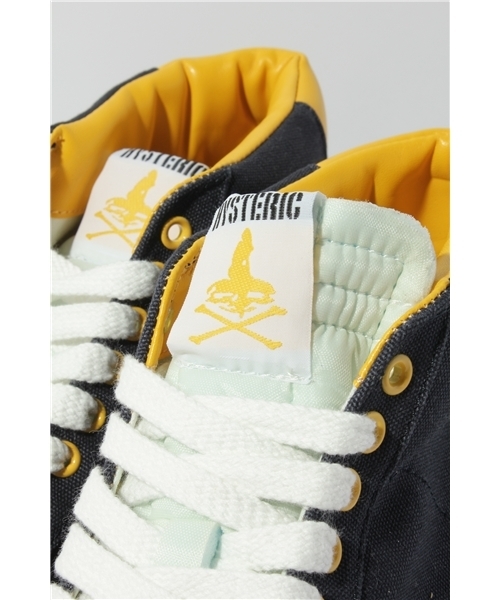 HYSTERIC GLAMOUR（ヒステリックグラマー）の「MAKE ME SMILE綿オックスハイカットスニーカー（スニーカー・メンズ・ホワイト/ネイビー/ブラック・25.5cm/26.5cm/27.5cm）」の9枚目の写真