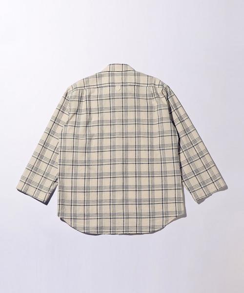 MHL.（エムエイチエル）の「＜MHL.＞ 11 LIN CHK SHT/シャツ ◆（シャツ/ブラウス・メンズ・ナチュラル・MEDIUM/LARGE）」の2枚目の写真