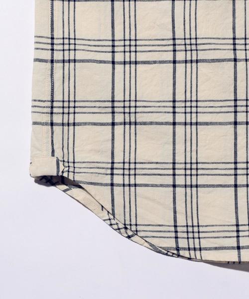 MHL.（エムエイチエル）の「＜MHL.＞ 11 LIN CHK SHT/シャツ ◆（シャツ/ブラウス・メンズ・ナチュラル・MEDIUM/LARGE）」の5枚目の写真