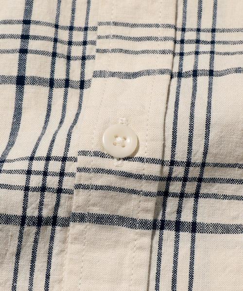 MHL.（エムエイチエル）の「＜MHL.＞ 11 LIN CHK SHT/シャツ ◆（シャツ/ブラウス・メンズ・ナチュラル・MEDIUM/LARGE）」の6枚目の写真