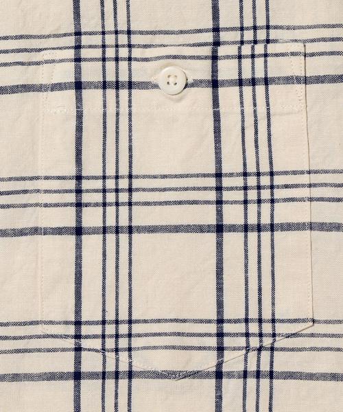 MHL.（エムエイチエル）の「＜MHL.＞ 11 LIN CHK SHT/シャツ ◆（シャツ/ブラウス・メンズ・ナチュラル・MEDIUM/LARGE）」の8枚目の写真