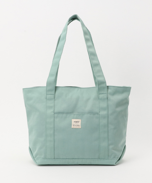 anello(アネロ)の「【anello】ポリエステルツイル×ミニネーム A4トートバッグ(トートバッグ・レディース・ミント/ネイビー/イエロー/ブラック/ピンクベージュ/ピンク/カーキ/グレー・FREE)」の4枚目の写真