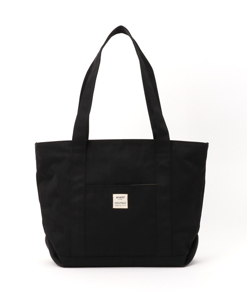 anello(アネロ)の「【anello】ポリエステルツイル×ミニネーム A4トートバッグ(トートバッグ・レディース・ミント/ネイビー/イエロー/ブラック/ピンクベージュ/ピンク/カーキ/グレー・FREE)」の1枚目の写真