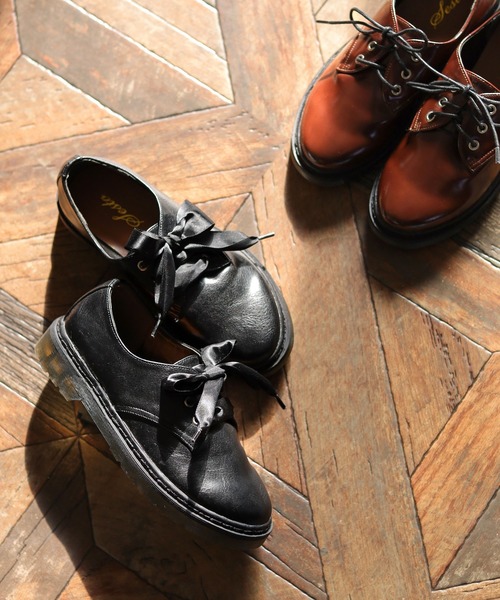 SESTO（セスト）の「タンクソールのレースアップマニッシュシューズ / オックスフォードシューズ（ドレスシューズ・レディース・ブラウン/ボルドー/ブラック/ブラック系その他・3L/L/LL/M/S）」の2枚目の写真