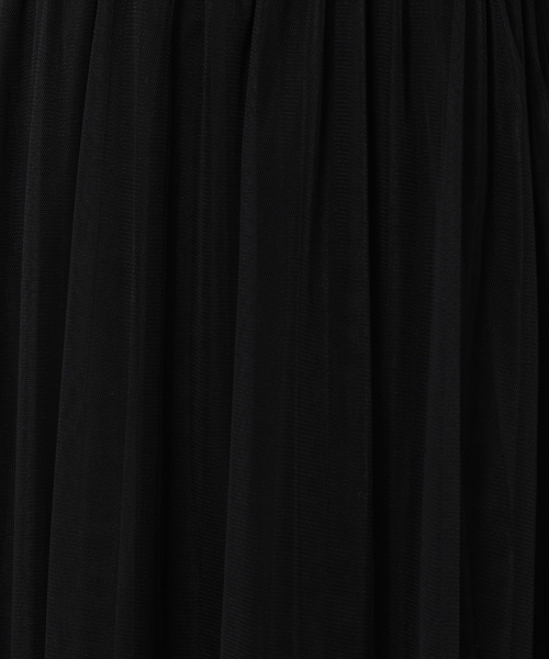 laboratory work（ラボラトリーワーク）の「チュール重ねベロアプリーツスカート（スカート・レディース・グレー/ブラック/グリーン・MEDIUM）」の13枚目の写真