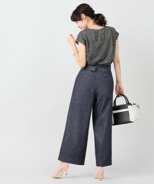 La TOTALITE（ラトータリテ）の「レースフレンチブラウス【手洗い可能】◆（シャツ/ブラウス・レディース・ブラウン/アイボリー/ピンク系その他・FREE）」の9枚目の写真