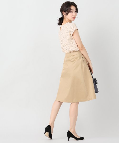 La TOTALITE（ラトータリテ）の「レースフレンチブラウス【手洗い可能】◆（シャツ/ブラウス・レディース・ブラウン/アイボリー/ピンク系その他・FREE）」の7枚目の写真