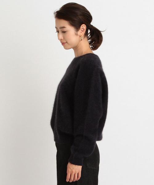 BEAUTY&YOUTH UNITED ARROWS（ビューティーアンドユースユナイテッドアローズ）の「BY∴ ラグランクルーネックニット（ニット/セーター・レディース・モカ/ネイビー・FREE）」の13枚目の写真