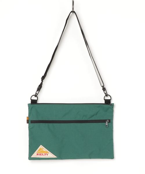 KELTY（ケルティ）の「【KELTY/ケルティ】ナイロンサコッシュ　フラットポーチL / VINTAGE FLAT POUCH L（ショルダーバッグ・メンズ・レッド/サンドベージュ/ブルー/ネイビー/ブラウン系その他/グレー/オリーブドラブ/ブラック/マスタード/タン/オリーブ/ダークグレー/ホワイト/ピンク/グリーン/パープル・FREE）」の10枚目の写真