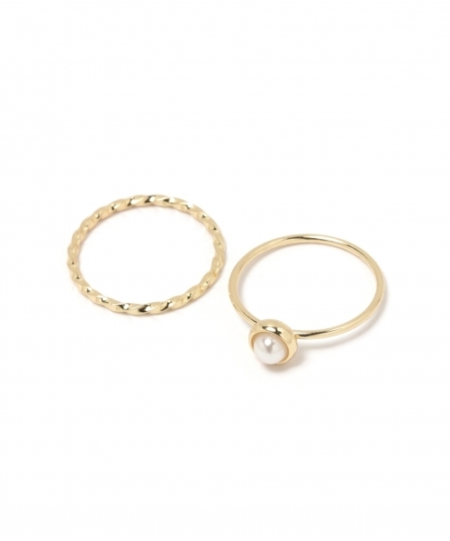 GLOBAL WORK（グローバルワーク）の「5セットリング/780904（リング・レディース・ホワイト系その他/ブラック/ピンク/ホワイト・FREE）」の8枚目の写真