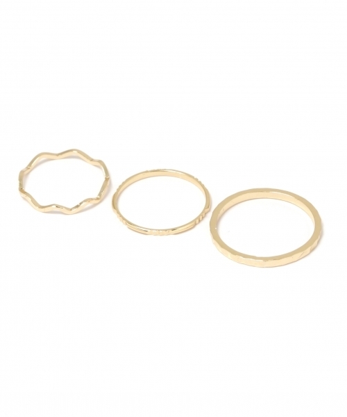 GLOBAL WORK（グローバルワーク）の「5セットリング/780904（リング・レディース・ホワイト系その他/ブラック/ピンク/ホワイト・FREE）」の10枚目の写真