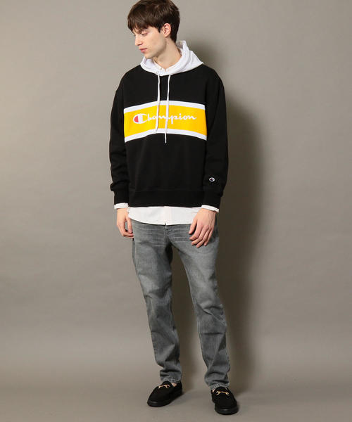 Champion（チャンピオン）の「【別注】 ＜CHAMPION(チャンピオン）＞ SWEAT PARKA/パーカー ◆（パーカー・メンズ・ホワイト/ブラック/グレー・X-LARGE/MEDIUM/LARGE/SMALL）」の9枚目の写真