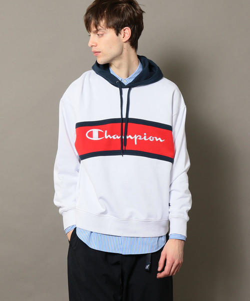 Champion（チャンピオン）の「【別注】 ＜CHAMPION(チャンピオン）＞ SWEAT PARKA/パーカー ◆（パーカー・メンズ・ホワイト/ブラック/グレー・X-LARGE/MEDIUM/LARGE/SMALL）」の12枚目の写真