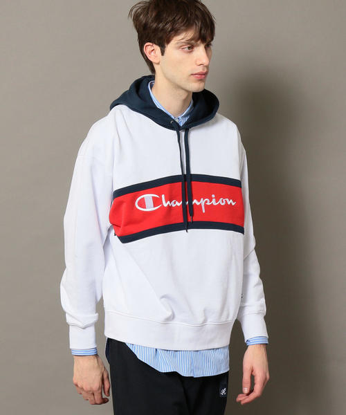 Champion（チャンピオン）の「【別注】 ＜CHAMPION(チャンピオン）＞ SWEAT PARKA/パーカー ◆（パーカー・メンズ・ホワイト/ブラック/グレー・X-LARGE/MEDIUM/LARGE/SMALL）」の14枚目の写真