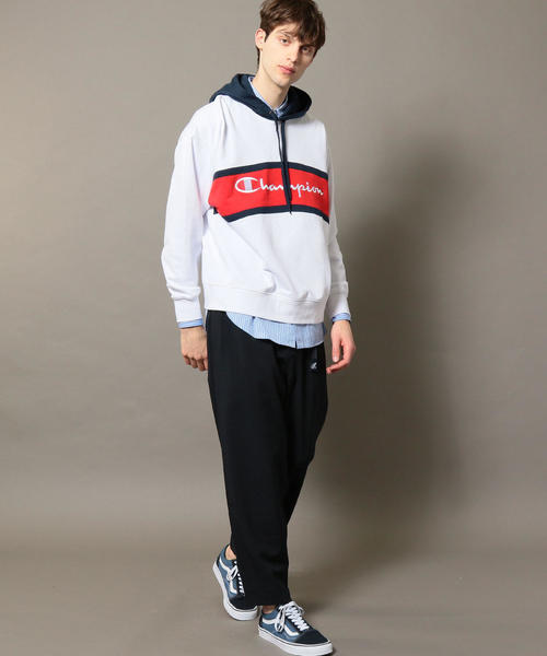 Champion（チャンピオン）の「【別注】 ＜CHAMPION(チャンピオン）＞ SWEAT PARKA/パーカー ◆（パーカー・メンズ・ホワイト/ブラック/グレー・X-LARGE/MEDIUM/LARGE/SMALL）」の7枚目の写真