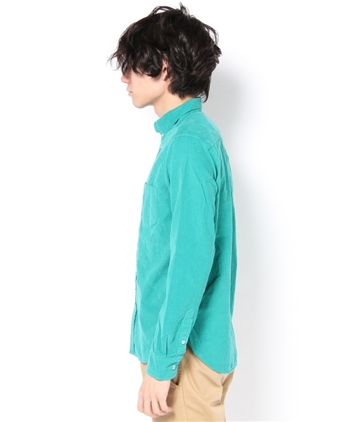 CIAOPANIC TYPY（チャオパニックティピー）の「【スペシャルプライス】コーデュロイボタンダウンシャツ（シャツ/ブラウス・メンズ・レッド/ホワイト/イエロー/グリーン/ブラウン/ネイビー・MEDIUM/LARGE）」の7枚目の写真