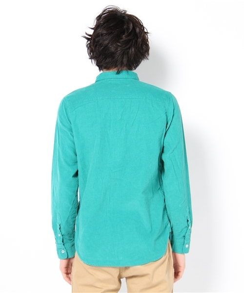 CIAOPANIC TYPY（チャオパニックティピー）の「【スペシャルプライス】コーデュロイボタンダウンシャツ（シャツ/ブラウス・メンズ・レッド/ホワイト/イエロー/グリーン/ブラウン/ネイビー・MEDIUM/LARGE）」の8枚目の写真