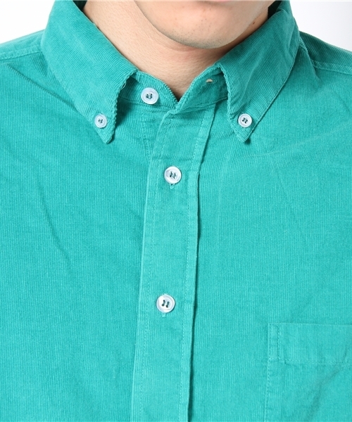 CIAOPANIC TYPY（チャオパニックティピー）の「【スペシャルプライス】コーデュロイボタンダウンシャツ（シャツ/ブラウス・メンズ・レッド/ホワイト/イエロー/グリーン/ブラウン/ネイビー・MEDIUM/LARGE）」の9枚目の写真