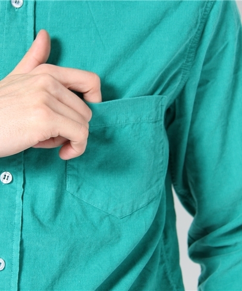 CIAOPANIC TYPY（チャオパニックティピー）の「【スペシャルプライス】コーデュロイボタンダウンシャツ（シャツ/ブラウス・メンズ・レッド/ホワイト/イエロー/グリーン/ブラウン/ネイビー・MEDIUM/LARGE）」の10枚目の写真