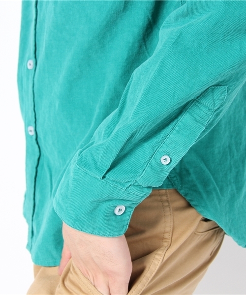 CIAOPANIC TYPY（チャオパニックティピー）の「【スペシャルプライス】コーデュロイボタンダウンシャツ（シャツ/ブラウス・メンズ・レッド/ホワイト/イエロー/グリーン/ブラウン/ネイビー・MEDIUM/LARGE）」の11枚目の写真