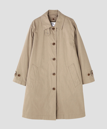 MHL. | COTTON NYLON CANVAS(ステンカラーコート)