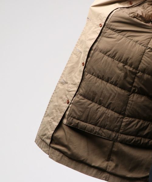 MHL.（エムエイチエル）の「COTTON NYLON CANVAS（ステンカラーコート