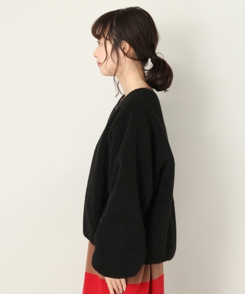 LOWRYS FARM(ローリーズファーム)の「リバーシブルブルゾン 803428(ブルゾン・レディース・オフホワイト/ブラック/ベージュ/ホワイト/チャコールグレー・MEDIUM/LARGE)」の11枚目の写真