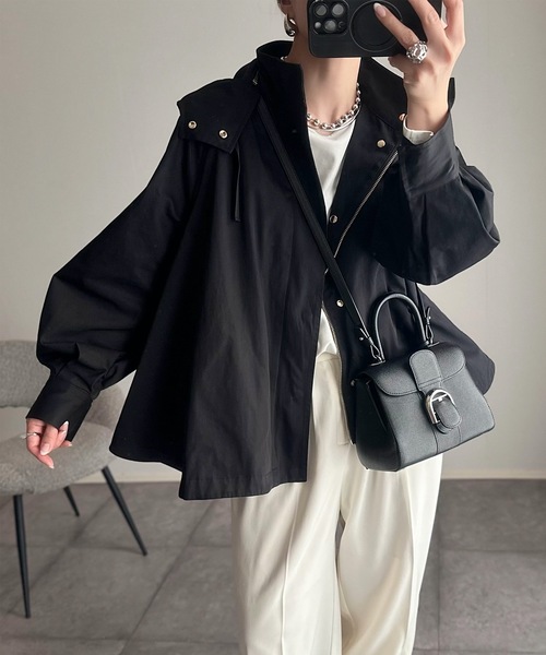 【大人気】エマテイラー ライナージャケット マウンテンパーカー ブルゾン 3WAYフレアーマウンテンパーカー Emma Taylor│STYLEDOOR