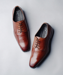 【ZOZOMAT 対応商品】WEB限定 外羽根 プレーントゥ シューズ