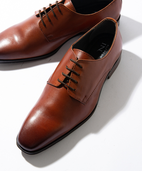 alfredoBANNISTER（アルフレッドバニスター）の「【ZOZOMAT 対応商品】WEB限定 外羽根 プレーントゥ シューズ（ドレスシューズ・メンズ・ブラック/ダークブラウン/キャメル・44/40/39/41/42/43）」の6枚目の写真