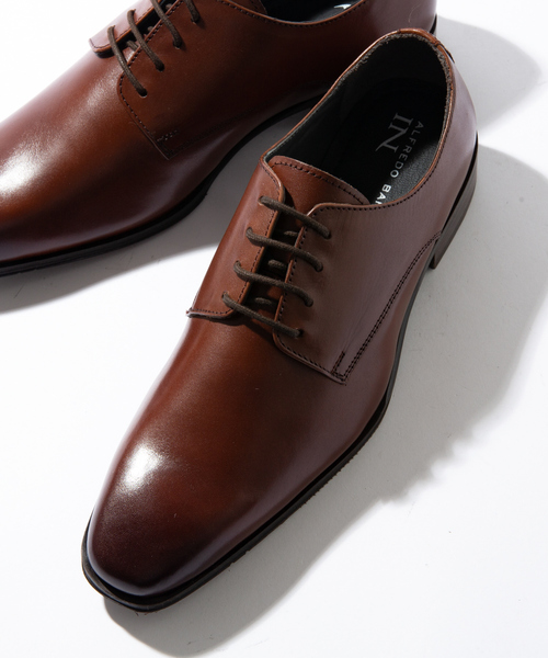 alfredoBANNISTER（アルフレッドバニスター）の「【ZOZOMAT 対応商品】WEB限定 外羽根 プレーントゥ シューズ（ドレスシューズ・メンズ・ブラック/ダークブラウン/キャメル・44/40/39/41/42/43）」の5枚目の写真