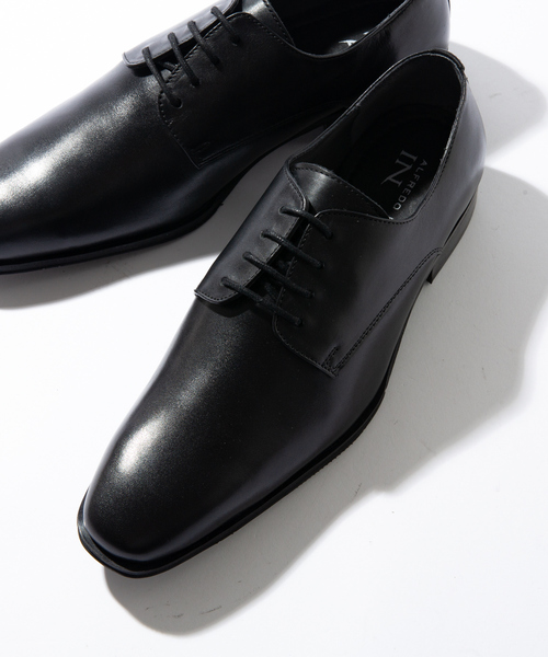 alfredoBANNISTER（アルフレッドバニスター）の「【ZOZOMAT 対応商品】WEB限定 外羽根 プレーントゥ シューズ（ドレスシューズ・メンズ・ブラック/ダークブラウン/キャメル・44/40/39/41/42/43）」の4枚目の写真