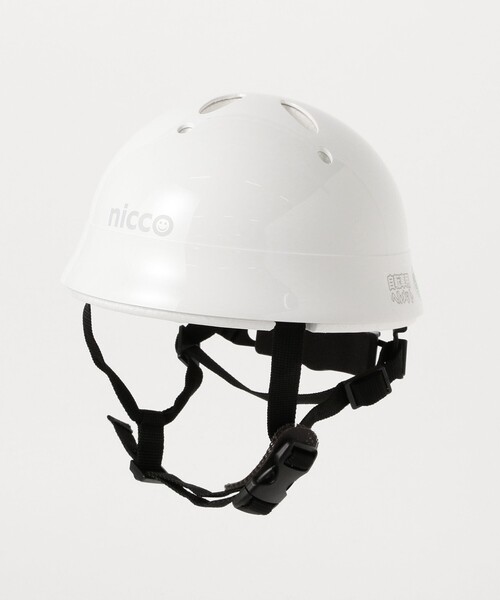 こども ビームス（コドモビームス）の「nicco / 別注 ベビー ヘルメット (1～2才)（スポーツグッズ・キッズ・ブルー系その他2/ホワイト/ブラウン/インディゴブルー/ピンク/イエロー/レッド系その他3/グリーン系その他5・46-50cm/47-52cm）」の12枚目の写真