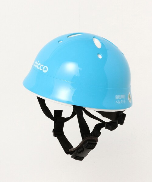 こども ビームス（コドモビームス）の「nicco / 別注 ベビー ヘルメット (1～2才)（スポーツグッズ・キッズ・ブルー系その他2/ホワイト/ブラウン/インディゴブルー/ピンク/イエロー/レッド系その他3/グリーン系その他5・46-50cm/47-52cm）」の19枚目の写真