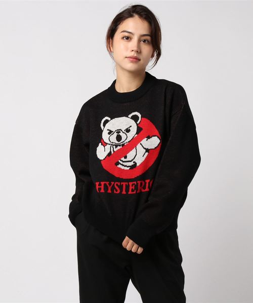 HYSTERIC GLAMOUR（ヒステリックグラマー）の「BEAR BASTERS ジャカード プルオーバー（ニット/セーター）」 WEAR