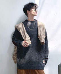 neos | 【neos -addictive design-】オーバーサイズ モックネック ニット セーター(ニット/セーター)